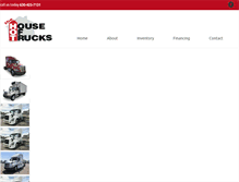 Tablet Screenshot of houseoftruckssales.com